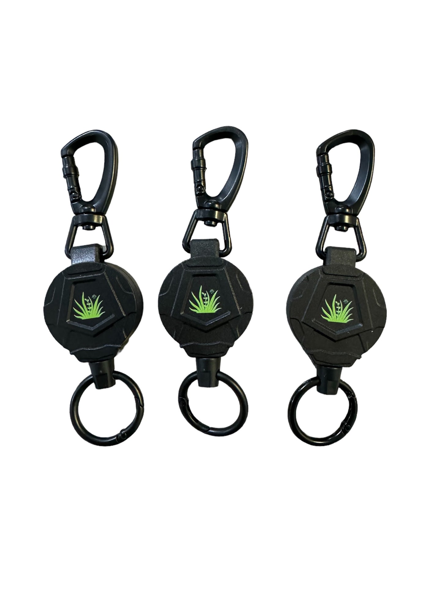 Carabiner - retractable wire cord