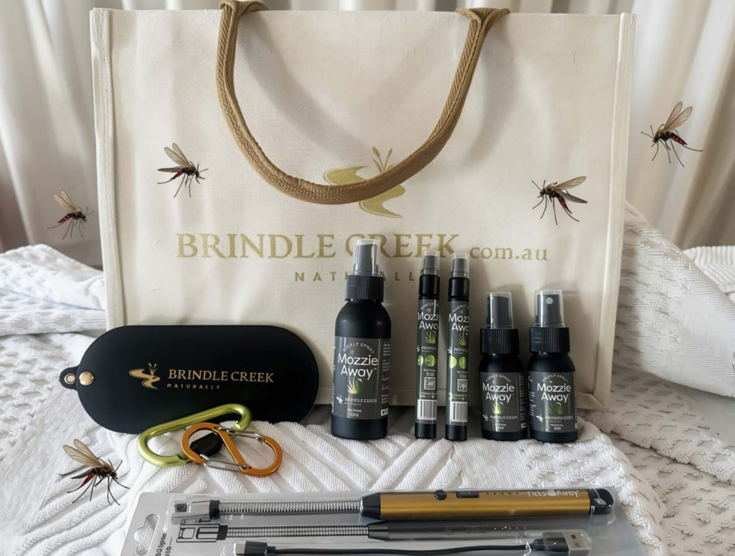 Mozzie Away Essentials Pack contents